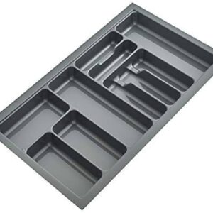 Adjustable Abs Cutlery Tray - Grey - 450 Mm