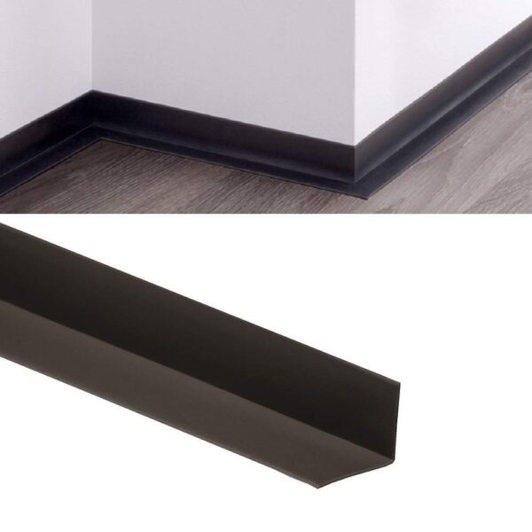 Flexible Angle For Connector For Skirting - Black