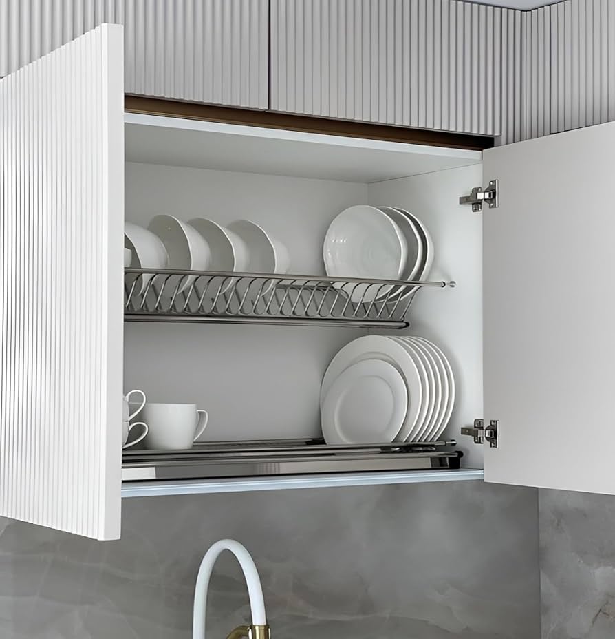 Stainless Steel Dish Rack & Dip Tray