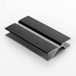 90 Degree Corner Connector For Skirting - Black